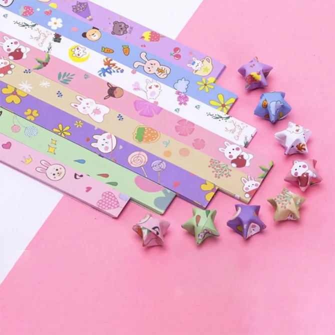 540 Pieces/Pack Origami Star Paper Strips for Student Kids Adults Beginners