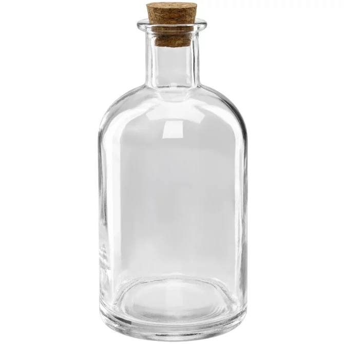 5.6" Glass Bottle with Cork by  - Decorative Jar for Weddings, Parties, Home Décor, Arts & Crafts - Bulk 12 Pack - Image 2